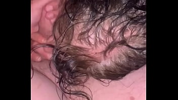 Blowing me tell she gets my cum