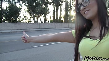 Real amateur homemade sex video with a 19 year old hitchhiker