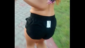 Milf aunt runing and showing your popoti br 101