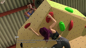 Taboo university #55 bouldering with cute red head and blind college girl