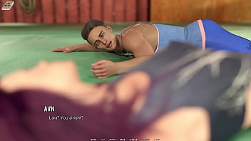 Taboo university #55 bouldering with cute red head and blind college girl