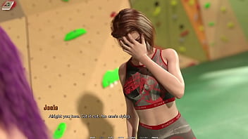 Taboo university #55 bouldering with cute red head and blind college girl