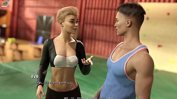 Taboo university #55 bouldering with cute red head and blind college girl