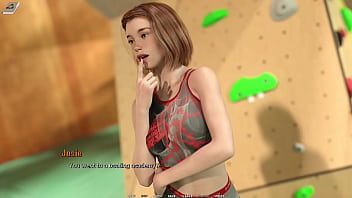 Taboo university #55 bouldering with cute red head and blind college girl