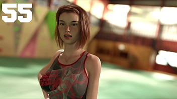 Taboo university #55 bouldering with cute red head and blind college girl