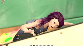 Taboo university #55 bouldering with cute red head and blind college girl