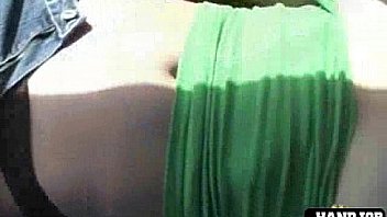 Pretty tits chick gets naked n fingers