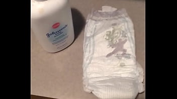 Diaper play before change ;