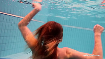 Hungarian babe dona enjoys being naked in the pool Hungarian babe dona enjoys being naked in the pool