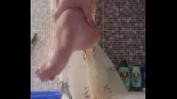 I love to smear my legs with cream and caress them for you dear