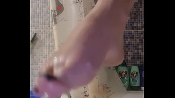 I love to smear my legs with cream and caress them for you dear