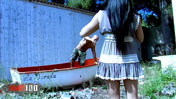 Young brunette slut damaris fucked in old empty house full of trash Young brunette slut damaris fucked in old empty house full of trash