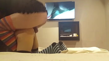 My friend dresses as a woman and sticks his cock in me brunette latina big ass natural tits big cock