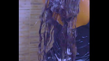 Steamy dorm shower with gorgeous college babe