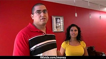 Stunning euro teen gets talked in to giving a blowjob for cash 10