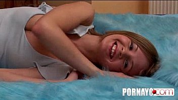 Cute teen mona on bed
