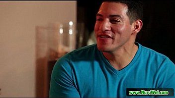 Sexy masseuse gives pleasure to client 11