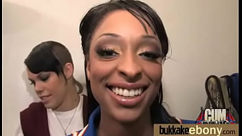 Interracial gangbang with white dicks 11