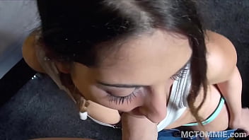 Jimena lago fucks and sucks on a sofa in this homemade pov video