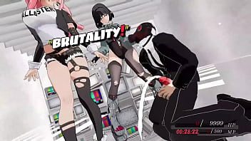 Ballbusting 3d jane nicole y 2b jugando a patear test&iacute;culos