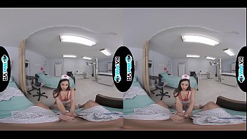 Big tit nurse fucks to help lucky guy