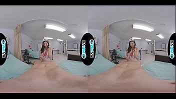 Big tit nurse fucks to help lucky guy