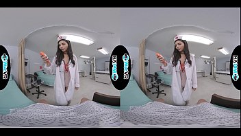 Big tit nurse fucks to help lucky guy