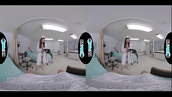 Big tit nurse fucks to help lucky guy