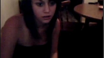 Cute rubs her pussy at home