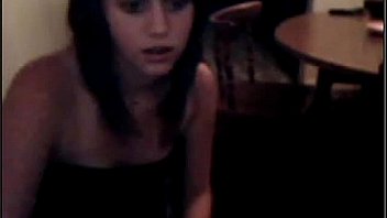 Cute rubs her pussy at home