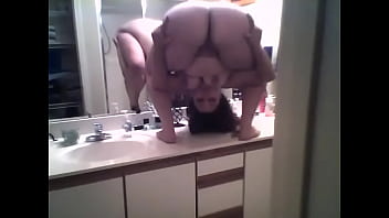 Brittanys amateur balancing act doing standing pretzel