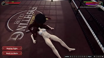 Ellie vs diana nf3d sex battle femdom combat