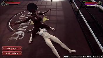 Ellie vs diana nf3d sex battle femdom combat