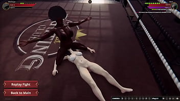 Ellie vs diana nf3d sex battle femdom combat