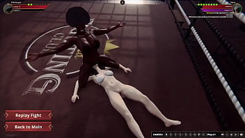 Ellie vs diana nf3d sex battle femdom combat