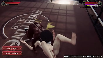 Ellie vs diana nf3d sex battle femdom combat