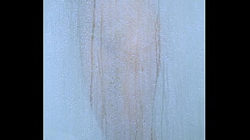 Tanned campus hottie rinses off in her bikini after a long day