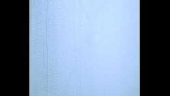 Tanned campus hottie rinses off in her bikini after a long day