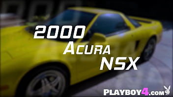 Hot babes cleaned super car and babes posed wet and sexy