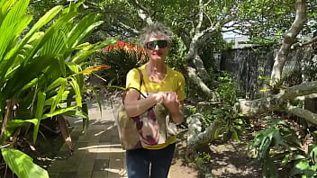 We did some filming at foster gardens this afternoon