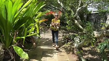 We did some filming at foster gardens this afternoon