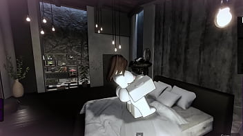 Fucking a slutty roblox girl in a condo