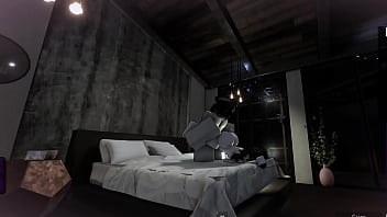 Fucking a slutty roblox girl in a condo
