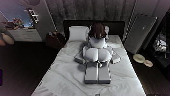 Fucking a slutty roblox girl in a condo
