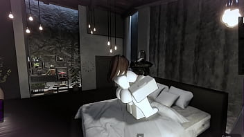 Fucking a slutty roblox girl in a condo