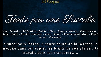 Tenté par une succube french dirty talk public succubus anal