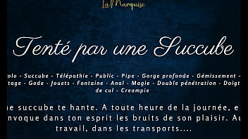 Tenté par une succube french dirty talk public succubus anal