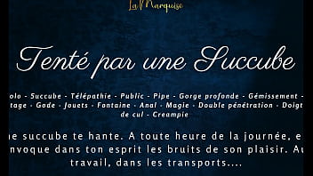 Tenté par une succube french dirty talk public succubus anal