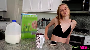 "you're going to end up with cum on your face" stepsis fuck and facial family taboo