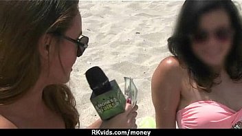 Tight teen fucks a man in front of the camera for cash 27